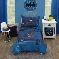 Warner Bros 4-pc. Batman Toddler Bedding Set