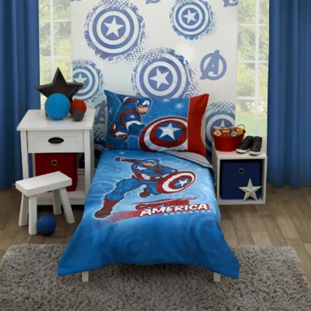 4-pc. Captain America Toddler Bedding Set