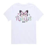 Little & Big Girls Crew Neck Short Sleeve Barbie Graphic T-Shirt