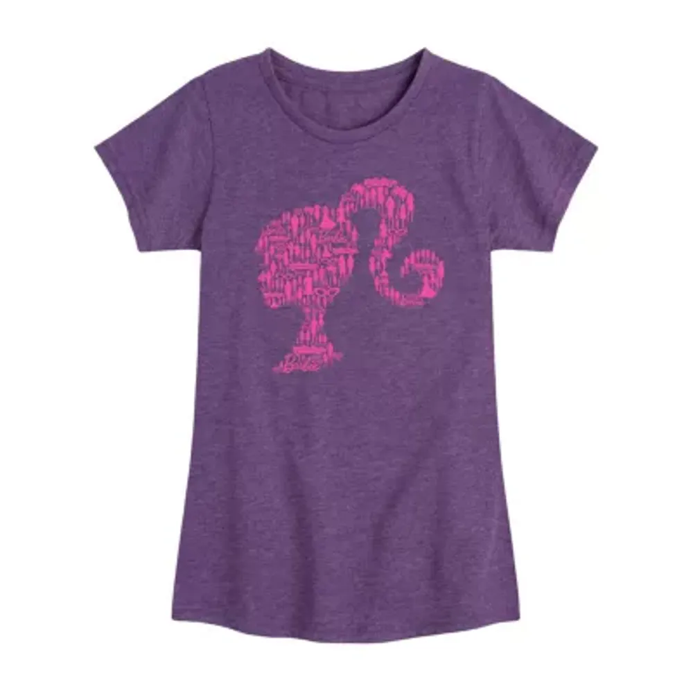 Thereabouts Little & Big Girls Round Neck Short Sleeve Graphic T