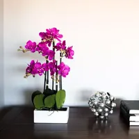 Vickerman "21"" Purple Orchid" Floral Arrangement