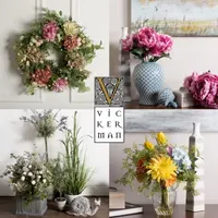 Vickerman "21"" Purple Orchid" Floral Arrangement