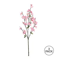 Vickerman 40'' Pink Cherry Blossom 3pk Artificial Flowers