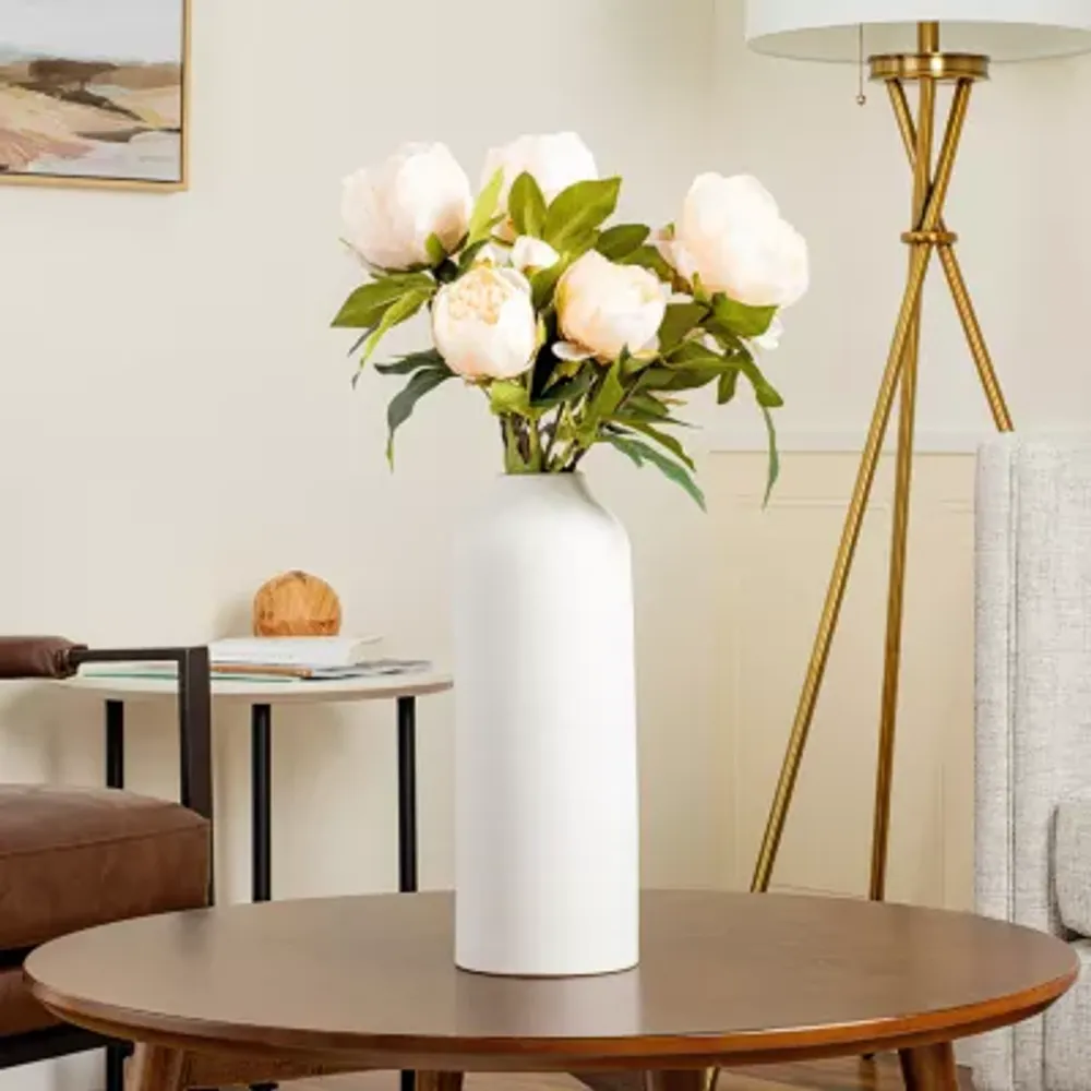 Vickerman 23" Beige Peony Vase Filler