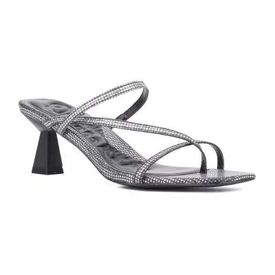 Olivia Miller Womens Angelic Heeled Sandals