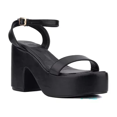 Olivia Miller Womens Charmer Heeled Sandals