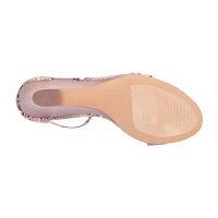 New York & Company Womens Sharona Wedge Sandals