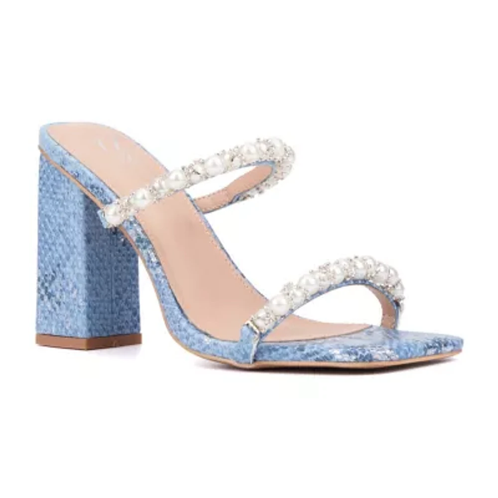 New York & Company Womens Calissa Heeled Sandals