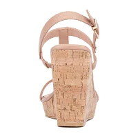 New York & Company Womens Aimee Wedge Sandals