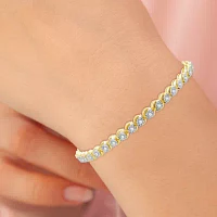 1 CT. T.W. Genuine White Diamond 7.5 Inch Tennis Bracelet Sterling Silver or 14K Gold Over