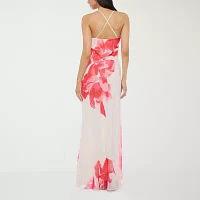 Premier Amour Womens Sleeveless Floral Maxi Dress