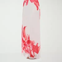Premier Amour Womens Sleeveless Floral Maxi Dress