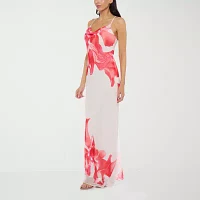Premier Amour Womens Sleeveless Floral Maxi Dress