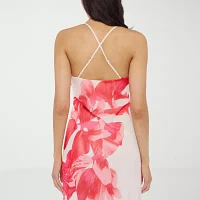 Premier Amour Womens Sleeveless Floral Maxi Dress