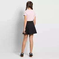 PUMA Big Girls Moisture Wicking Knit Skort