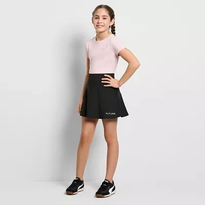 PUMA Big Girls Moisture Wicking Knit Skort