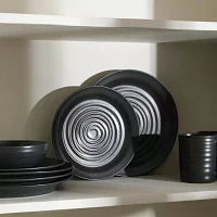 Stone + Lain Orbit 4-pc. Stoneware Salad Plate