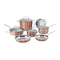 Cuisinart Blush Stainless Steel 11-pc. Cookware Set