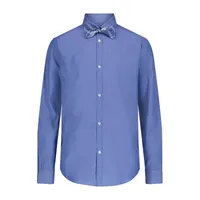Van Heusen Little & Big Boys Flex Point Collar Long Sleeve Shirt + Tie Set