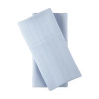 Liz Claiborne 600tc Cotton Sateen Dobby Stripe Wrinkle Free Pillowcases