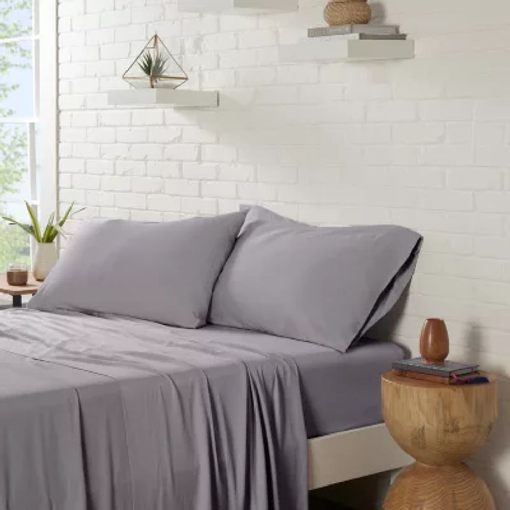 Serta Zen Rest Rayon  Wrinkle Resistant Sheet Set