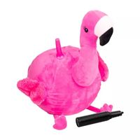 Hedstrom "Hedstrom - 18"" Plush Hopper Ball With Pump; Flamingo" Playground Balls