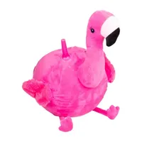 Hedstrom "Hedstrom - 18"" Plush Hopper Ball With Pump; Flamingo" Playground Balls