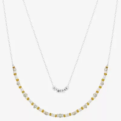 Footnotes Hope 2-pc. Crystal 18 Inch Cable Necklace Set