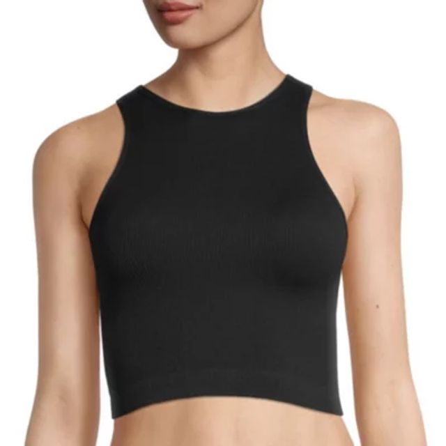 Arizona Body Cotton Rib Scoop Neck Bralette - JCPenney