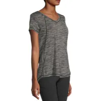 Xersion Womens Performance V Neck Short Sleeve T-Shirt