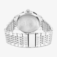 Jones N.Y. Mens Silver Tone Bracelet Watch M0183s-42-J28