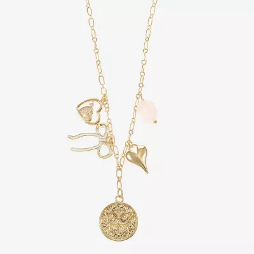 Sparkle Allure Womens 18 Inch Pendant Necklace