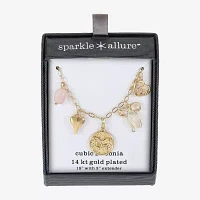Sparkle Allure Womens 18 Inch Pendant Necklace