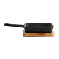 MegaChef Cast Iron Mini Square Frying Pan