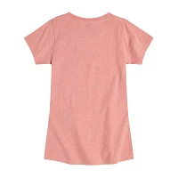 Big Girls Crew Neck Short Sleeve Peanuts T-Shirt