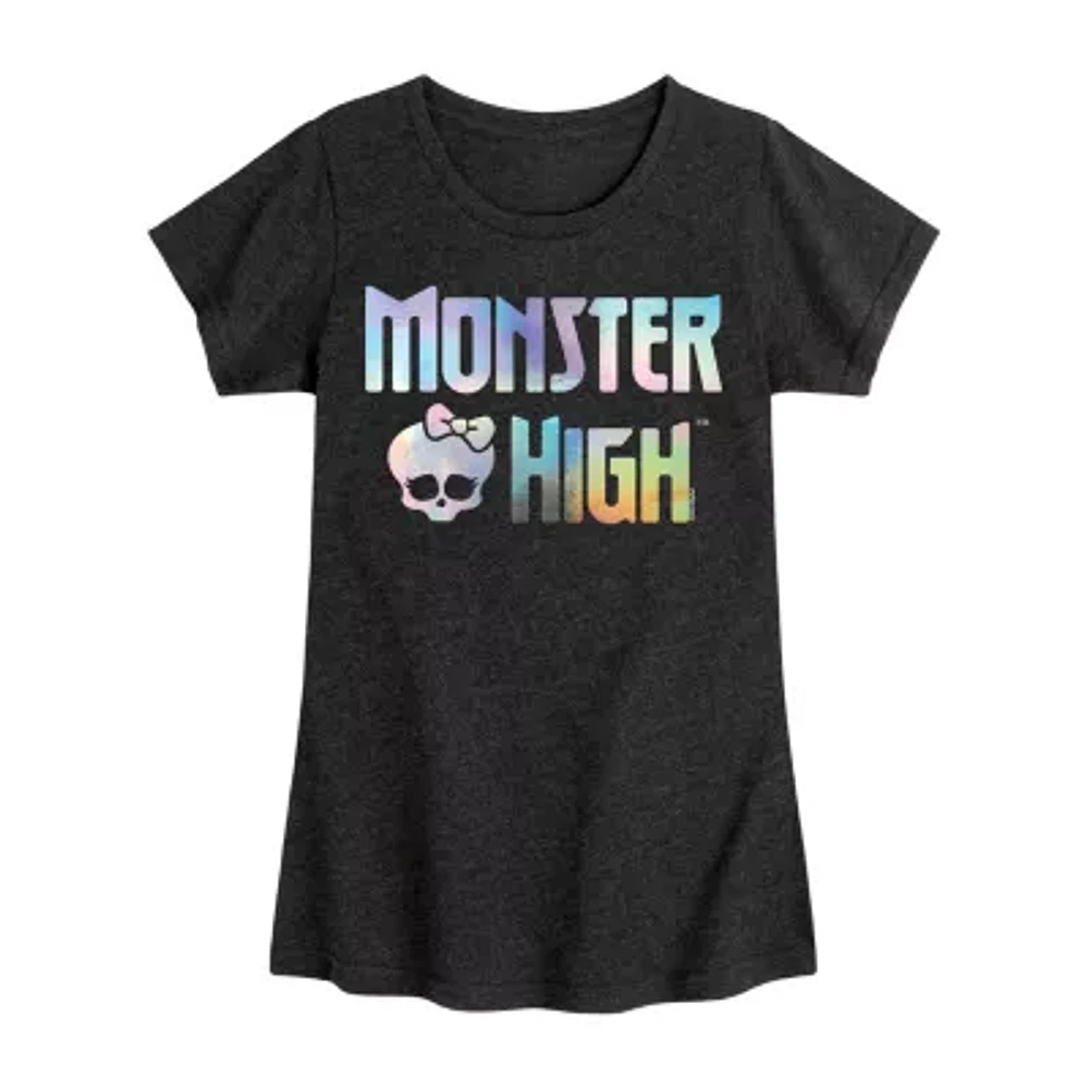Big Girls Crew Neck Short Sleeve Monsters High T-Shirt