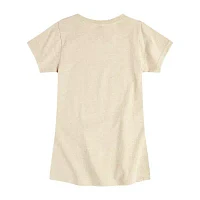 Big Girls Crew Neck Short Sleeve Peanuts T-Shirt