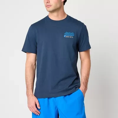 Xersion Mens Crew Neck Short Sleeve Regular Fit Graphic T-Shirt