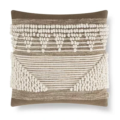 Indigo Road By Egypt Sherrod Chez Knotted Stripe Cotton Rich Square Throw Pillows