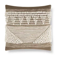 Indigo Road By Egypt Sherrod Chez Knotted Stripe Cotton Rich Square Throw Pillows