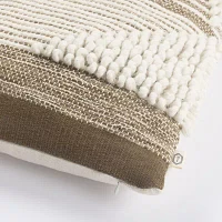 Indigo Road By Egypt Sherrod Chez Knotted Stripe Cotton Rich Square Throw Pillows