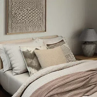 Indigo Road By Egypt Sherrod Chez Knotted Stripe Cotton Rich Square Throw Pillows