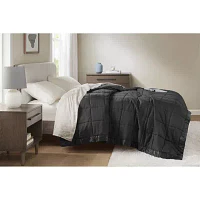 Madison Park Prospect Lightweight Down Alternative Blanket with Satin Trim