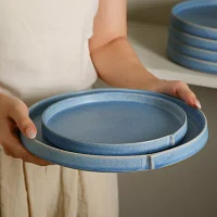 Stone + Lain Bao 4-pc. Stoneware Salad Plate