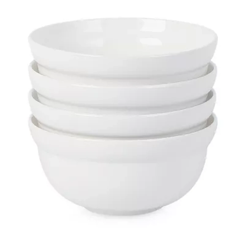 Stone + Lain Virtuo 4-pc. Porcelain Cereal Bowl