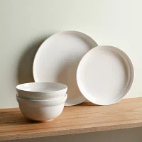 Stone + Lain Virtuo 4-pc. Porcelain Dinnerware Set