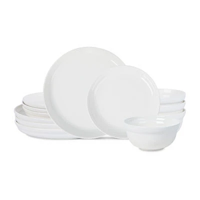Stone + Lain Virtuo 4-pc. Porcelain Dinnerware Set