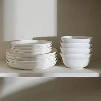 Stone + Lain Virtuo 4-pc. Porcelain Dinnerware Set