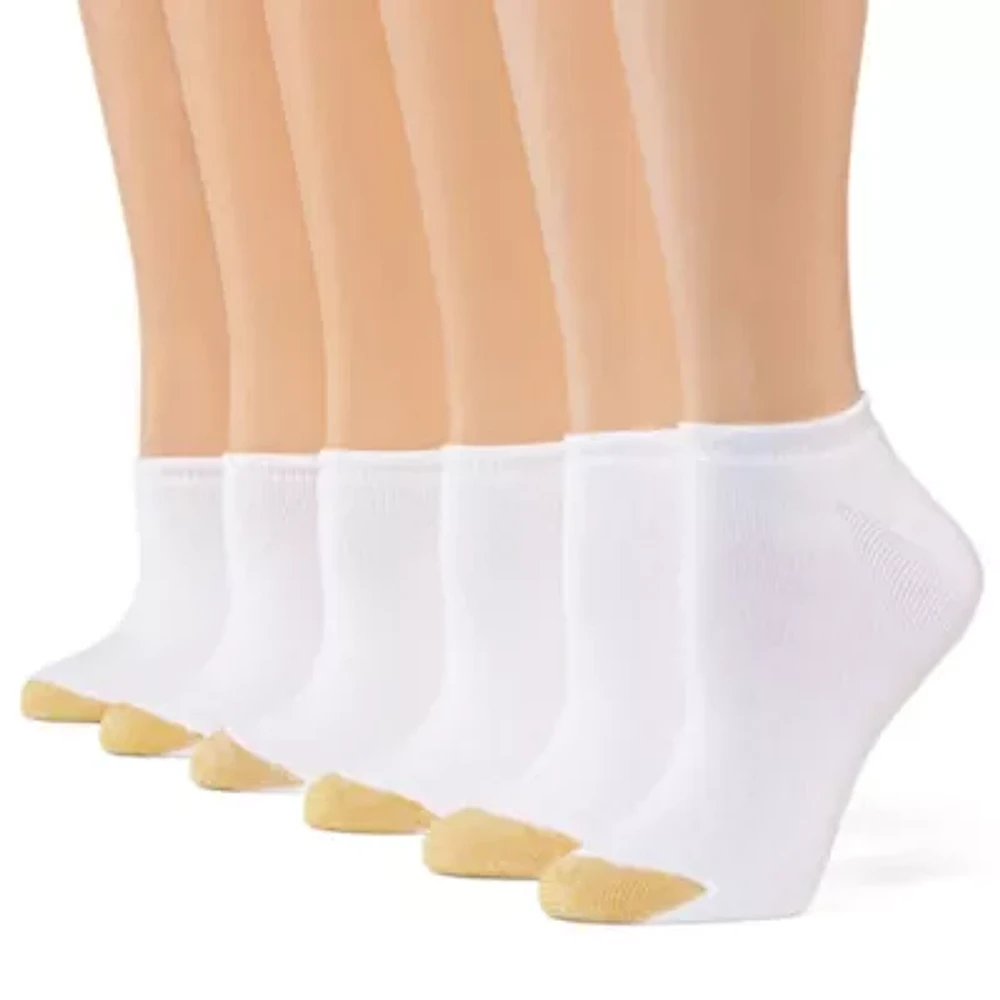 Gold Toe Cushion 6 Pair Low Cut Socks Womens