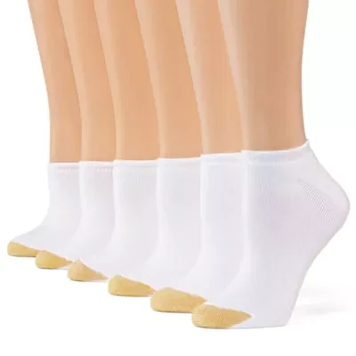 Gold Toe Cushion 6 Pair Low Cut Socks Womens